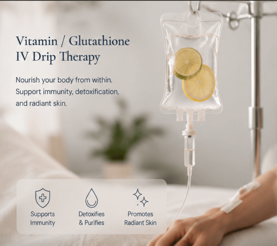 IV Drip Therapy — Vitamin C / Glutathione